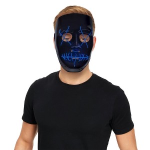 Ruby Slipper Sales Co., LLC (Rubies) Anarchy Light-Up Adult Plastic Costume Mask - 1 of 4