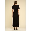 WEST K Women's Georgia Faux Wrap Dress with High-Low Hem and Tie Waist - 4 of 4