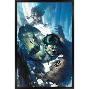 Trends International Marvel Kraven The Hunter - Incredible Hulk #11 Framed Wall Poster Prints - 1 of 4