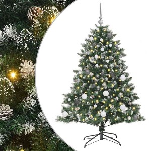 vidaXL Artificial Christmas Tree with Stand Green 105 x 105 x 150 cm - 1 of 4