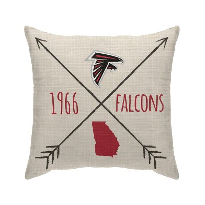  NFL Atlanta Falcons Cross Arrow Decorative Throw Pillow 