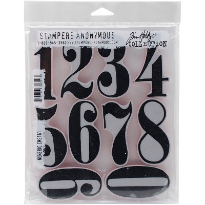 Tim Holtz Cling Stamps 7"X8.5"