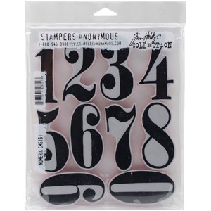 Tim Holtz Cling Stamps 7"X8.5" - 1 of 3