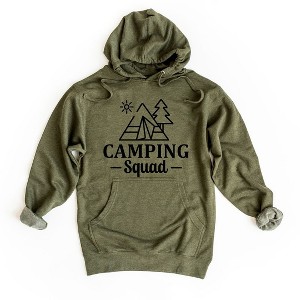 Simply Sage Market Women's Graphic Hoodie Camp Squad Tent - 1 of 3