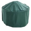 Plow & Hearth 32" Dia. x 18"H All-Weather Outdoor Fire Pit Cover, in Green - 2 of 2