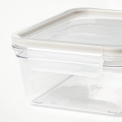 24pc (set of 12) Plastic Food Storage Container Set with Lids Clear - Figmint™