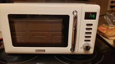 Best Buy: Haden 700-Watt .7 cubic. foot Microwave with Settings and Timer  Ivory 75060