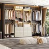 Aheaplus 25" To 103" Closet System Starter Kit with Four Drawers - 2 of 4