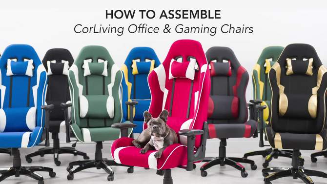 Workspace Executive Office Chair Leatherette and Mesh - CorLiving, 6 of 8, play video