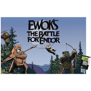 Trends International Star Wars: The Battle For Endor - 40th Key Art Unframed Wall Poster Prints - 1 of 4