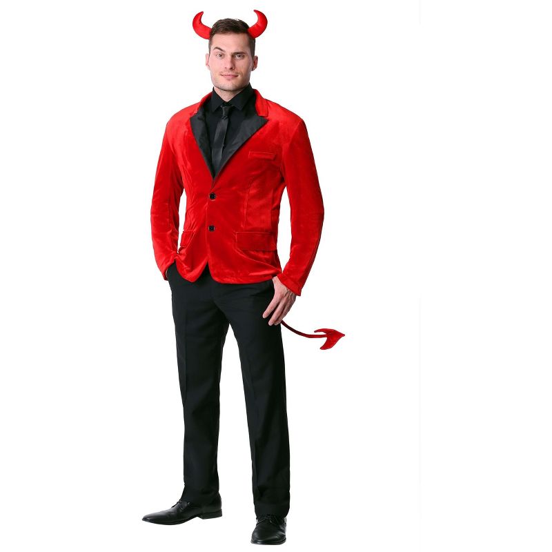HalloweenCostumes.com Men's Dashing Devil Costume, 1 of 5