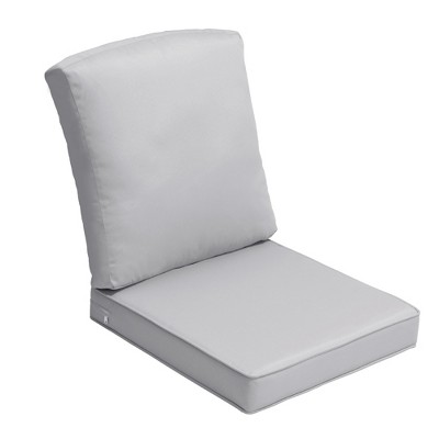Patio Chair Cushions Waterproof for Outdoor Furniture with Removable Cover Deep Seat & Back Cushion