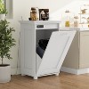 Famapy Smart Deodorizing Multi-Use Cabinet, Single/Double Trash Bin Cabinet,Timed Odor Removal,As Kitchen Island,Pet Food Holder,Laundry Hamper,No Bin - 3 of 4