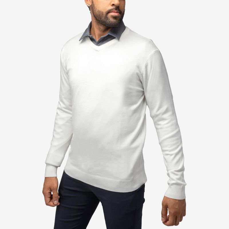 X RAY Men's Slim Fit Pullover V-Neck Sweater, Sweater for Men Fall Winter (Available in Big & Tall), 3 of 8