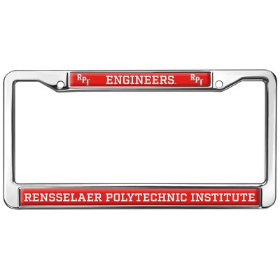 Rensselaer Polytechnic Institute Mascot Full Size Standard License Plate Metal Frame