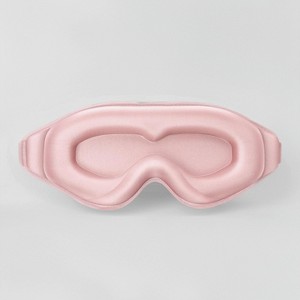 ChicFurnit Eye Mask 3D Deep Contoured Zero Pressure Sleep Eye Mask for Living Room Comfort and Travel Rest, Pink, 3.9"*9.6"*0.67" - 1 of 4
