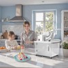 VEVOR Commercial Ice Crusher 661LBS/H, 350W Electric Snow Cone Machine with 4 Blades, 1400RPM Stainless Steel Shaved Ice Machine, White - 2 of 4