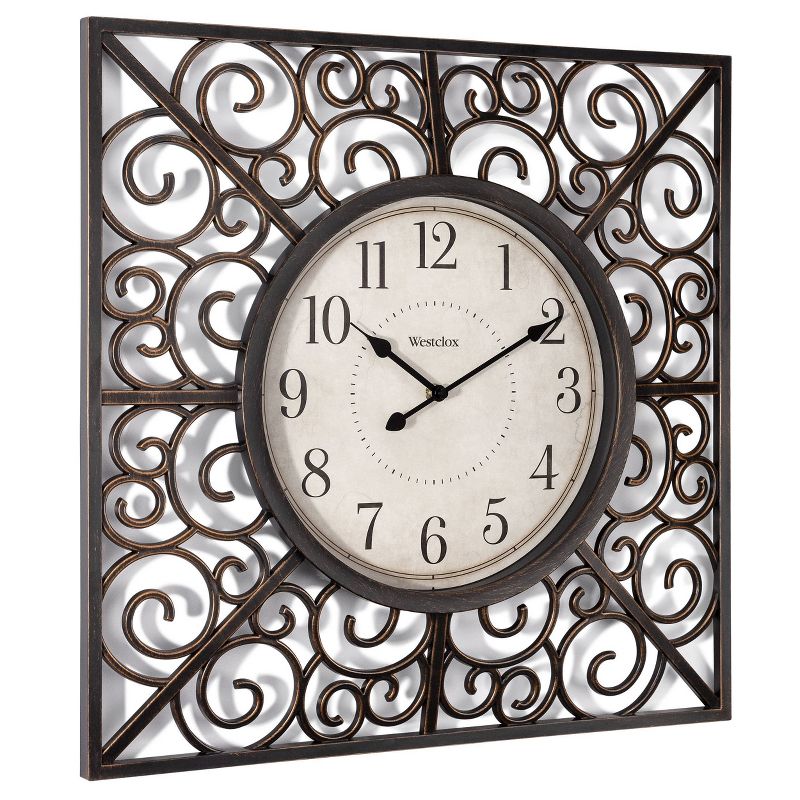 20&#34; Wall Clock with Open Case Frame - Westclox, 6 of 8
