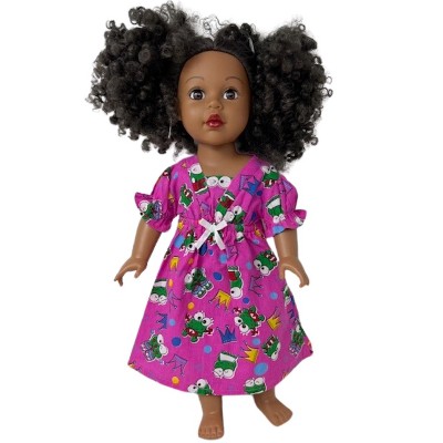 Doll Clothes Superstore Frog Print Nightgown for 18 Inch Girl Dolls  Cute Sleepwear for American Girl & Similar Dolls
