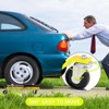 Garvee Car Wheel Dolly Set of 2/4, 1500LBS Capacity Car Dolly with Hydraulic Tire Jack for Vehicle Positioning for Truck RV Trailer, Yellow - 2 of 4