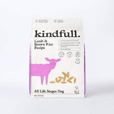 Lamb & Brown Rice Recipe Dry Dog Food - 13lbs - Kindfull™
