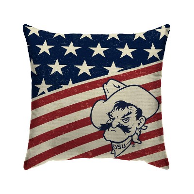 NCAA Oklahoma State Cowboys Americana Decorative Throw Pillow