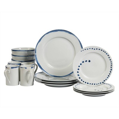 16pc Porcelain Isla Dinnerware Set - Tabletops Gallery