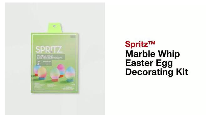 Marble Whip Easter Egg Decorating Kit - Spritz&#8482;, 2 of 8, play video