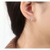 Religious Cross Stud Earrings for Women Cz Sterling Silver Ginger Lyne Collection - 3 of 4
