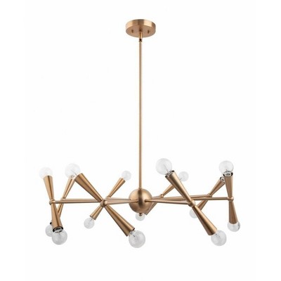 Brio Lighting Mizu 16 - Light Chandelier in  Gold