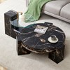 2-Tier Detachable Coffee Table, Space-Saving End Table for Living Room/Bedroom - 2 of 4