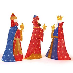 Karl Home 42 inch Lighted Three Wisemen Chirstmas Decoration Outdoor Display - 1 of 4