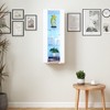 DOMETOUR Storage Cabinets with aluminum strip lamp,with Glass Shelves, for Living Room/Bedroom/Office - 4 of 4