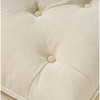 28INCH PILLOW TOP OTTOMAN,Cream - 4 of 4
