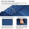 63'' Loveseat Sofa Couch, Upholstered Velvet Sofa with Metal Legs, 2 Seater Deep Seat Sofa Couch for Living Room Office Bedroom Apartment - 4 of 4