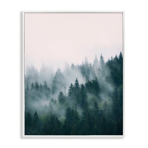 Stupell Industries Misty Forest Trees Framed Giclee Art - 1 of 4