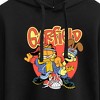 Women's - Garfield - Garfield And Odie Logo Cropped Graphic Hoodie - 2 of 3