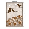 Amanti Art 3 Birds Brown by Jemma Morris Framed Canvas Wall Art - 3 of 4