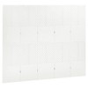 vidaXL 5-Panel Room Divider White 78.7"x70.9" Steel - 3 of 4