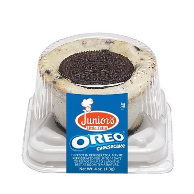 Junior's Cheesecake Little Fellas Frozen Cookies & Cream - 4oz : Target