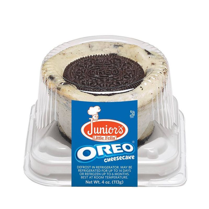 Junior&#39;s Cheesecake Little Fellas Frozen Cookies &#38; Cream - 4oz, 1 of 5