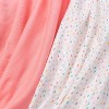 Fitted Play Yard Jersey Sheet - Cloud Island™ Confetti/Coral 2pk - 2 of 3