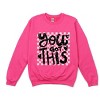 Simply Sage Market You Got This Distressed Checkered Sweatshirt - 2 of 4