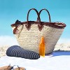 Tirrinia Wide Brim Straw Hat for Women, Stylish UV Sun Protection Beach Travel Hats, Suitable for Outdoor Activities, Garden Party, Beach, Travel - 4 of 4