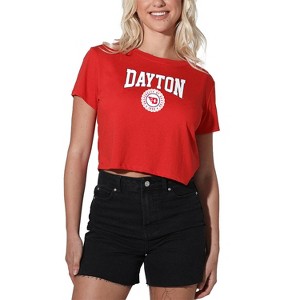 Women's University Of Dayton Collegiate Seal Crop Top T-Shirt - 1 of 4