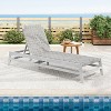 Christopher Knight Home Berywn Outdoor Acacia Wood Adjustable Chaise Lounge with Rope Seat - 2 of 4