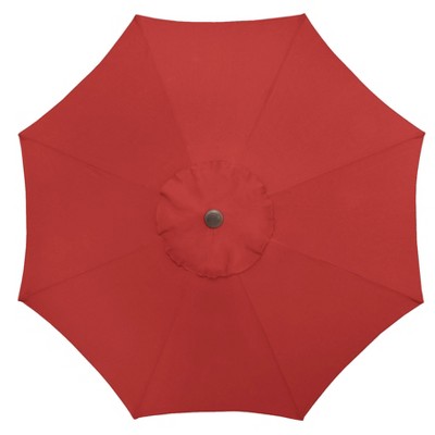BrylaneHome 9' Tilt-And-Crank Umbrella