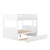 Full Over Full Bunk Bed with Twin Size Trundle for Bedroom - 4 of 4