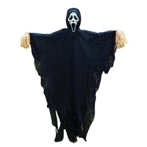 Funworld Ghost Face 5 Foot Scarecrow Halloween Decor - 1 of 3