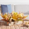 Artificial Plant - Faux 31" Oak Leaf & Eucalyptus Potted Arrangement - FXP1063 - Multicolored - Safavieh - 2 of 4